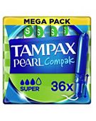 Tampax Pearl Super Tampons Applicator 18X - Boots