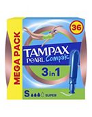 Tampax Pearl Compak Super Tampons Applicator 36X