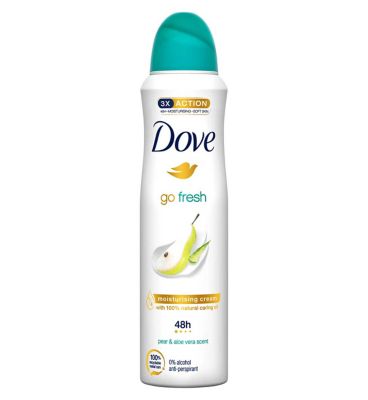 Dove Go Fresh Pear and Aloe Vera Anti-perspirant Deodorant Aerosol 150ml