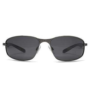 Freedom Polarised Sunglasses - Gunmetal and Black Frame
