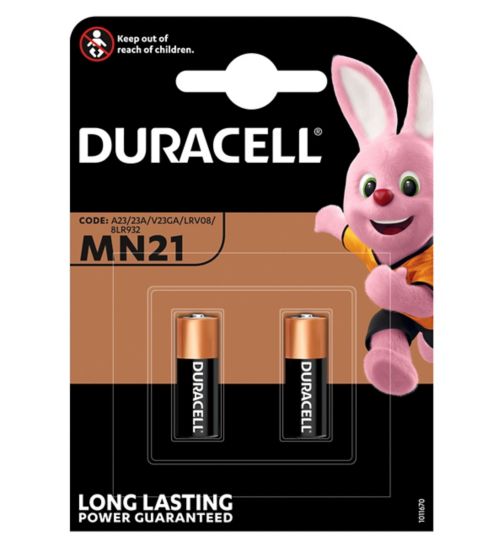 Duracell batteries MN21 2 pack