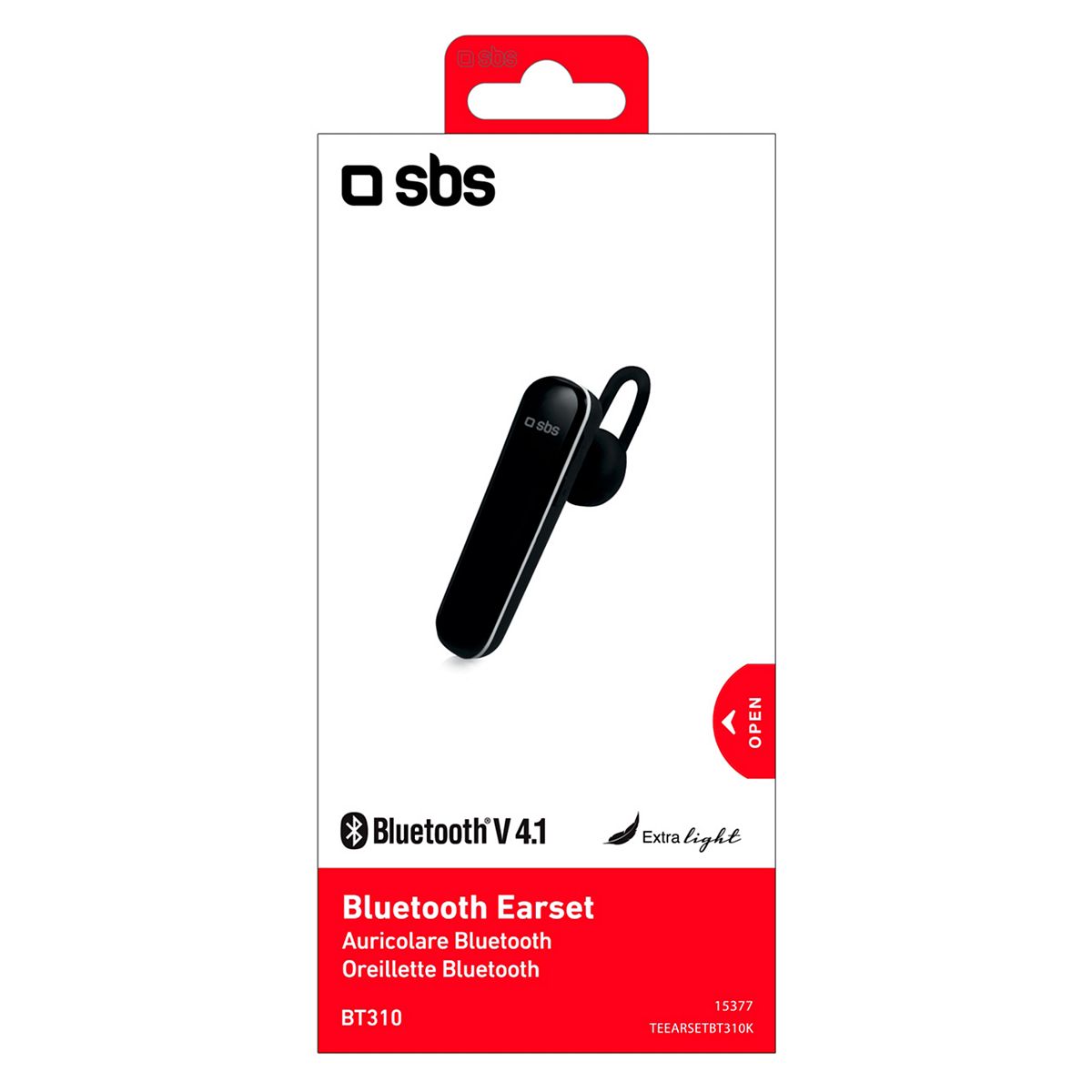Sbs Bluetooth Earset 4.1 + Edr