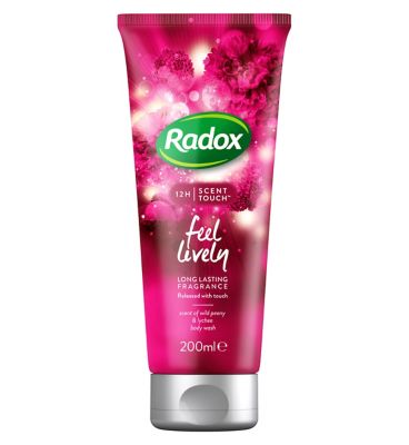 Radox 12H Scent Touch Feel Lively Body wash 200ml