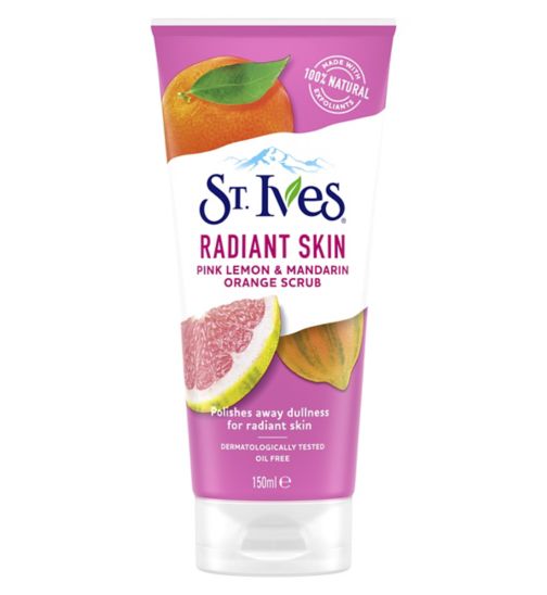St. Ives Even & Bright Pink Lemon & Mandarin Orange Face Scrub 150ml