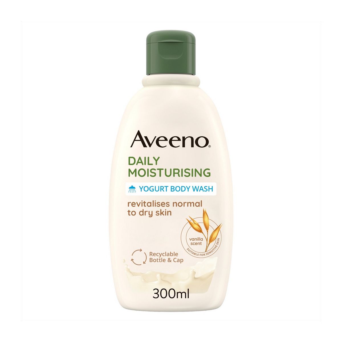 Aveeno ® Daily Moisturising Yogurt Body Wash – Vanilla & Oat Scented 300ml