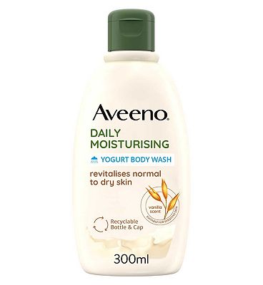 AVEENO Daily Moisturising Yogurt Body Wash  Vanilla & Oat Scented 300ml