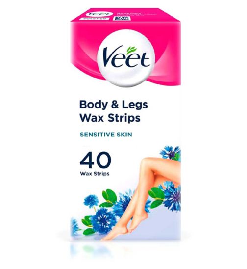 Veet Wax Strips Body & Legs for Sensitive Skin x40