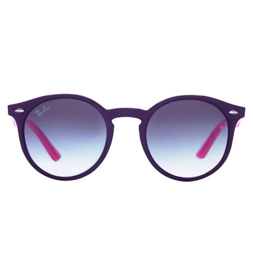 Ray-Ban RJ9064S Kids' Prescription Sunglasses - Purple