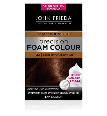 John Frieda Precision Foam Colour 6N Light Natural Brown 130ml