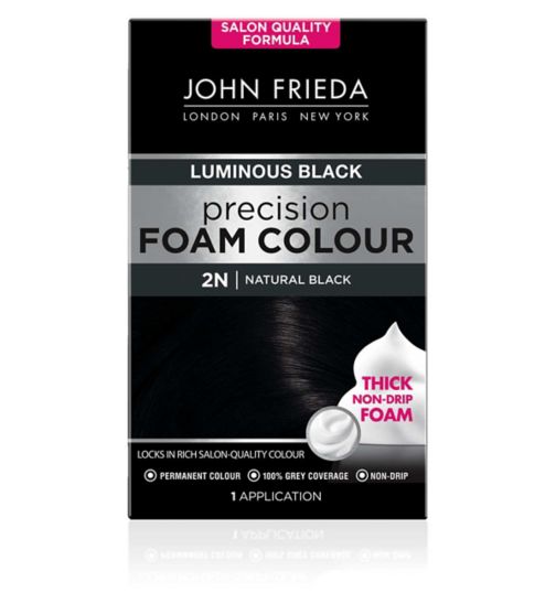 John Frieda Precision Foam Colour luminous natural black 2N 130ml