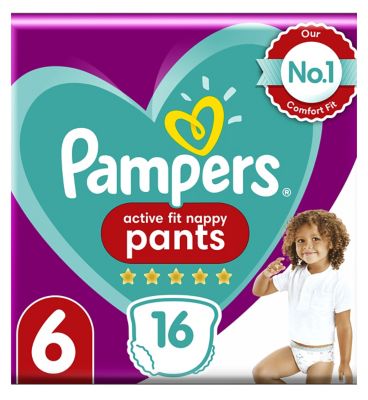 boots pampers premium protection size 6