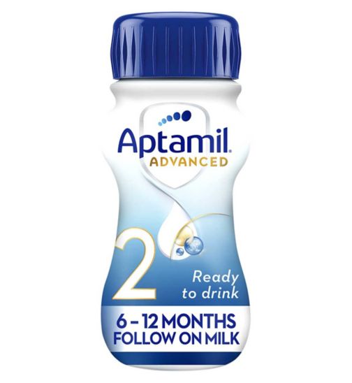 Aptamil Advanced 2 Follow On Baby Milk Formula Liquid 6-12 Months 200ml