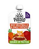 Piccolo Organic Sweet Potato & Beef Meatballs with Tomato & Herbs 130g From 7 Months+
