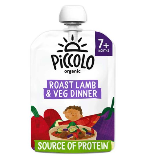 Piccolo Organic Lamb Ratatouille with a Hint of Rosemary Stage 2 130g