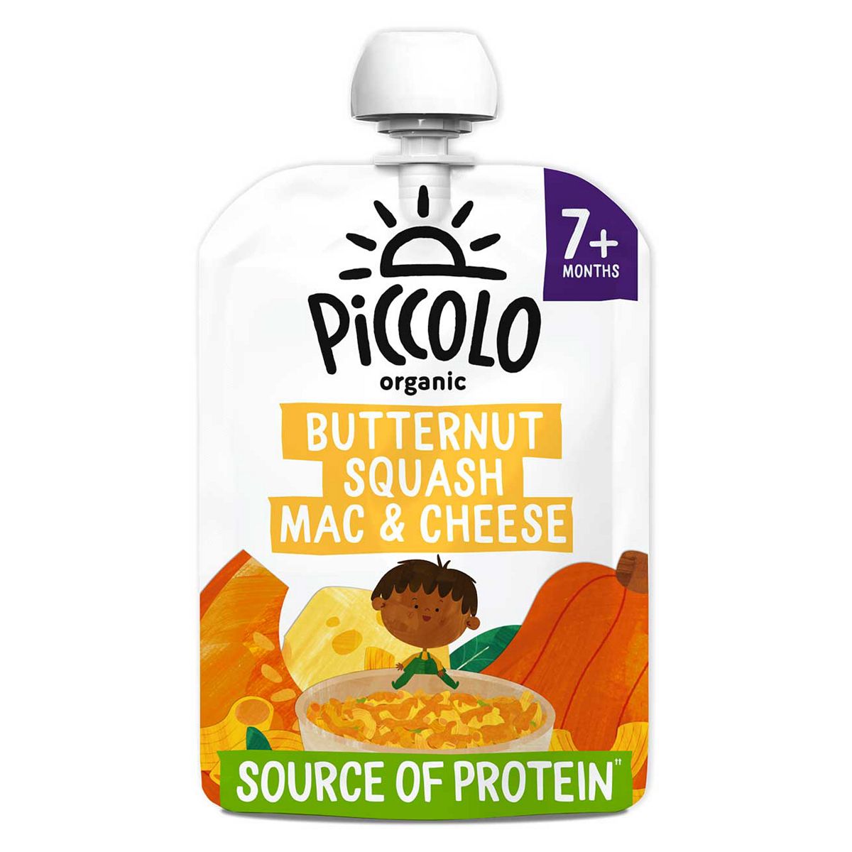 Piccolo Butternut Squash Mac & Cheese With A Hint Of Sage 130G 7 Months+