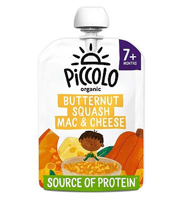 Piccolo Butternut Squash Mac & Cheese with A Hint of Sage 130g 7 Months+