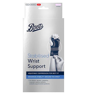 Click to view product details and reviews for Boots Stabilised Wrist Support Left.