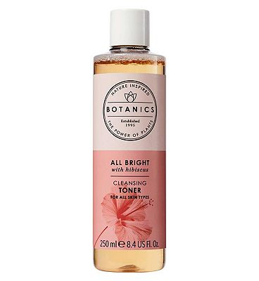 Botanics All Bright Cleansing Facial Toner with Natural AHAs 250ml