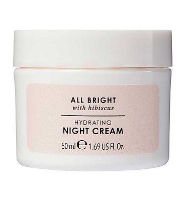 Botanics All Bright Hydrating Night Cream Moisturiser with Natural AHAs 50ml