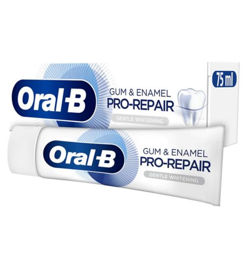 Oral-B Gum & Enamel Gentle Whitening Toothpaste 75ml