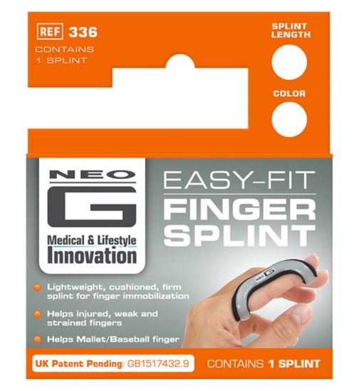 Neo G Easy-Fit Finger Splint - Extra Large