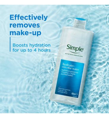Simple Micellar Cleansing Water Hydrate+ 400ml (7)