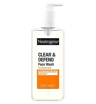 NEUTROGENA Clear & Defend Facial Wash for Spot-Prone Skin (1x 200ml)