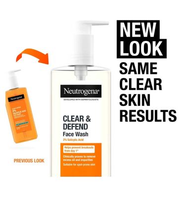 Neutrogena Clear & Defend Facial Wash 200ml (18)