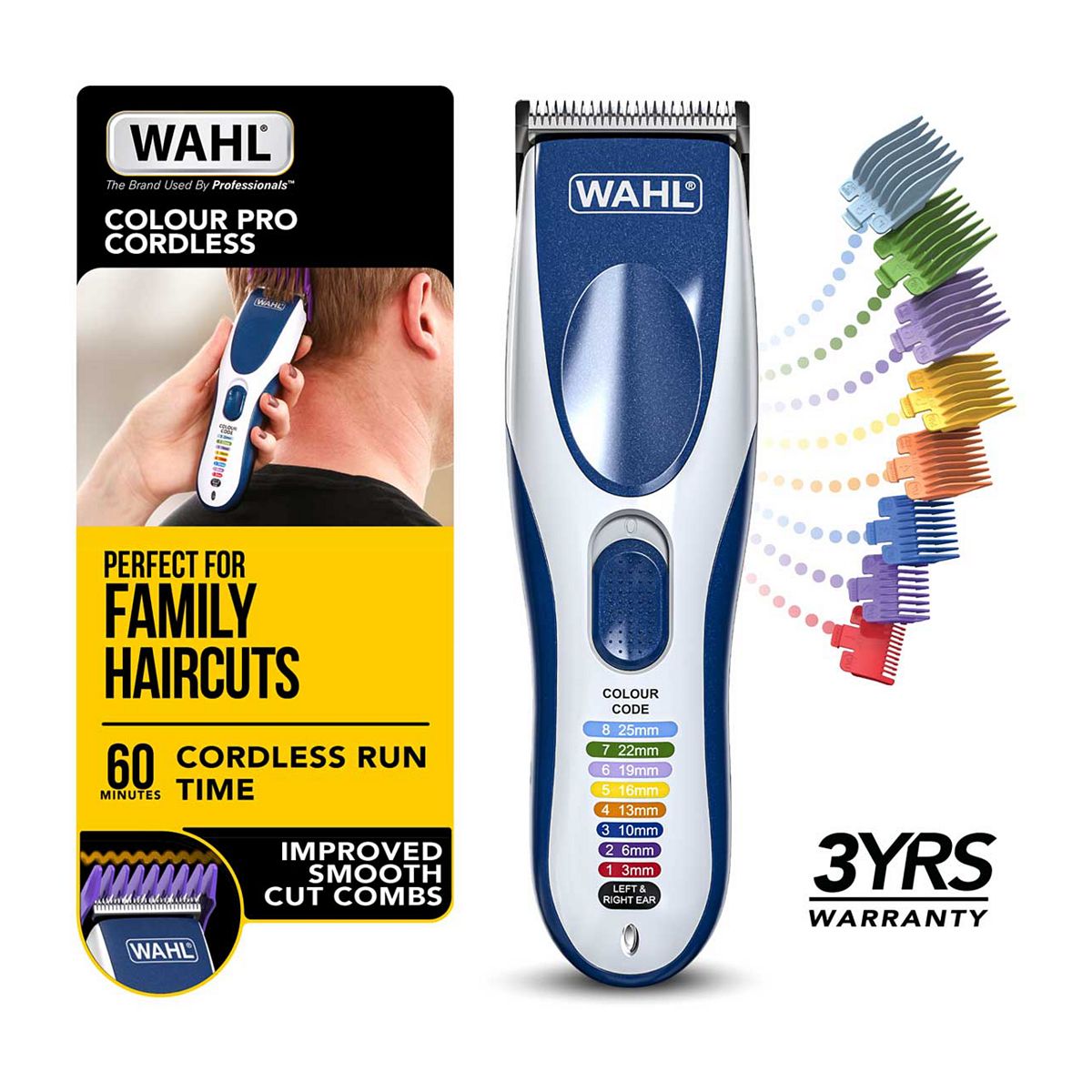 WAHL Clipper Kit Cordless Colour Pro