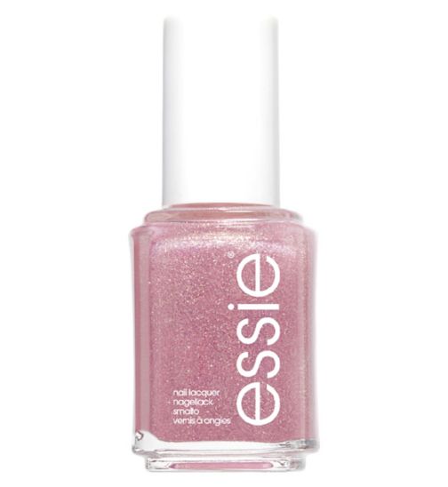 Essie Nail Polish 514 Birthday Girl Shimmery Baby Pink Colour, High Shine and High Coverage Nail Polish 13.5ml