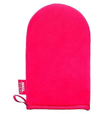 SKIN & TAN Pink Velvet Tanning Mitt