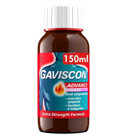 Gaviscon Advance Heartburn & Indigestion Aniseed Flavour 150ml