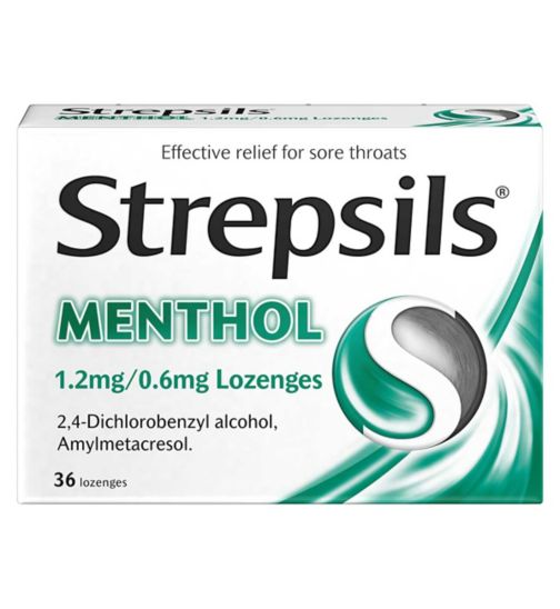 Strepsils Menthol - 36 lozenges