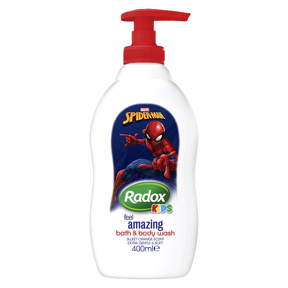 Radox Kids Spiderman Bath And Body Wash 400ml