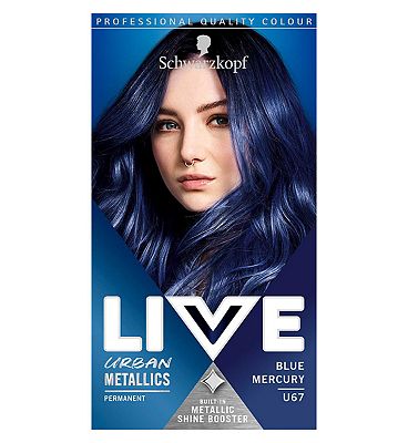 Schwarzkopf LIVE Blue Mercury U67 Permanent Hair Dye