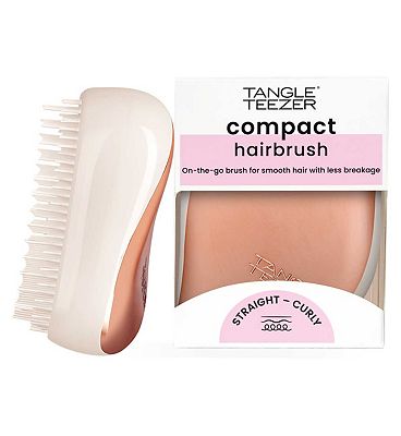 Tangle Teezer Compact Styler Detangling Hairbrush Rose Gold Luxe