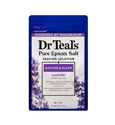 Dr Teals Dr Teal's Pure Epsom Salt Soaking Solution Lavender 1.36Kg