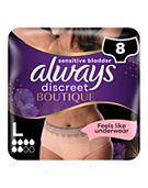 Always Discreet Boutique Pants Plus Large - 8 pants