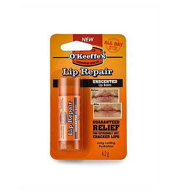 OKeeffe’s lip repair unscented stick 4.2g