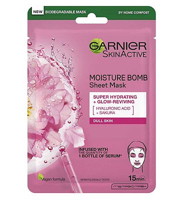 Garnier Moisture Bomb Sakura Hydrating Sheet Mask 28g