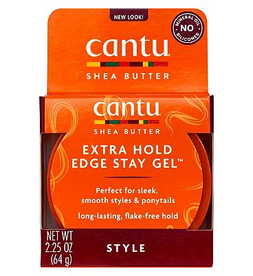 Cantu Shea Butter for Natural Hair Extra Hold Edge Stay Gel 64g