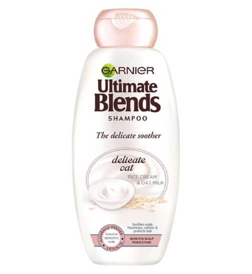 Garnier Ultimate Blends Delicate Oat Milk Shampoo for Sensitive Scalp 360ml