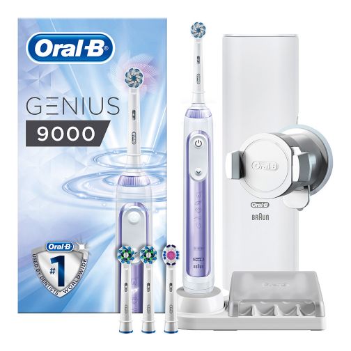 Oral-B Genius 9000 Orchid Purple Electric Toothbrush Powered By Braun