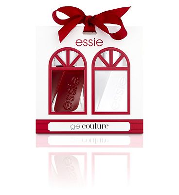 Essie Gel Couture Christmas Duo Nail Polish Gift Set, High Shine and High Coverage With A Glossy Finish