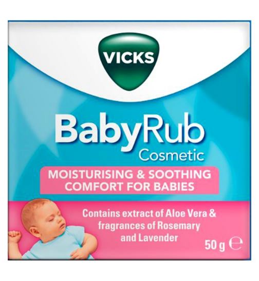 VICKS BabyRub Ointment for Soothing and Relaxing Baby Massage Jar 50g