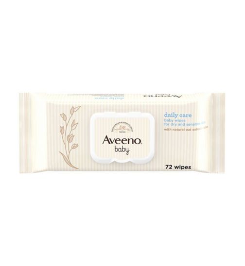 AVEENO® Baby Daily Care Wipes, Single Pack = 72 Wipes