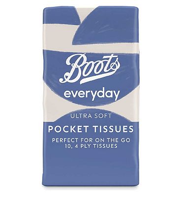 Boots Everyday Soft Tissues 4ply Pocket Pack Single - Boots