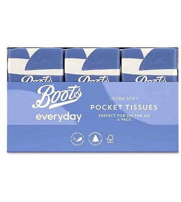 Boots Everyday Soft Tissues 4ply Pocket Pack Single - Boots