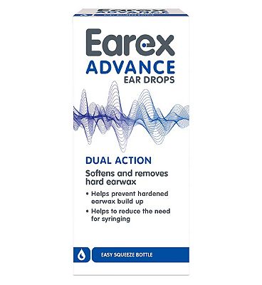 Click to view product details and reviews for Earex Advance Ear Drops 12ml.