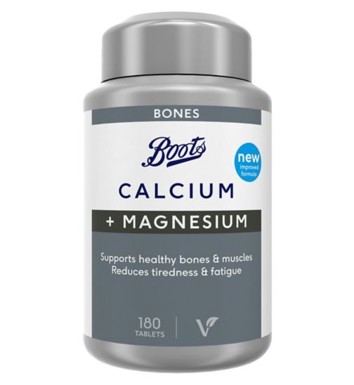 Boots Calcium + Magnesium 180 Tablets (3 month supply)